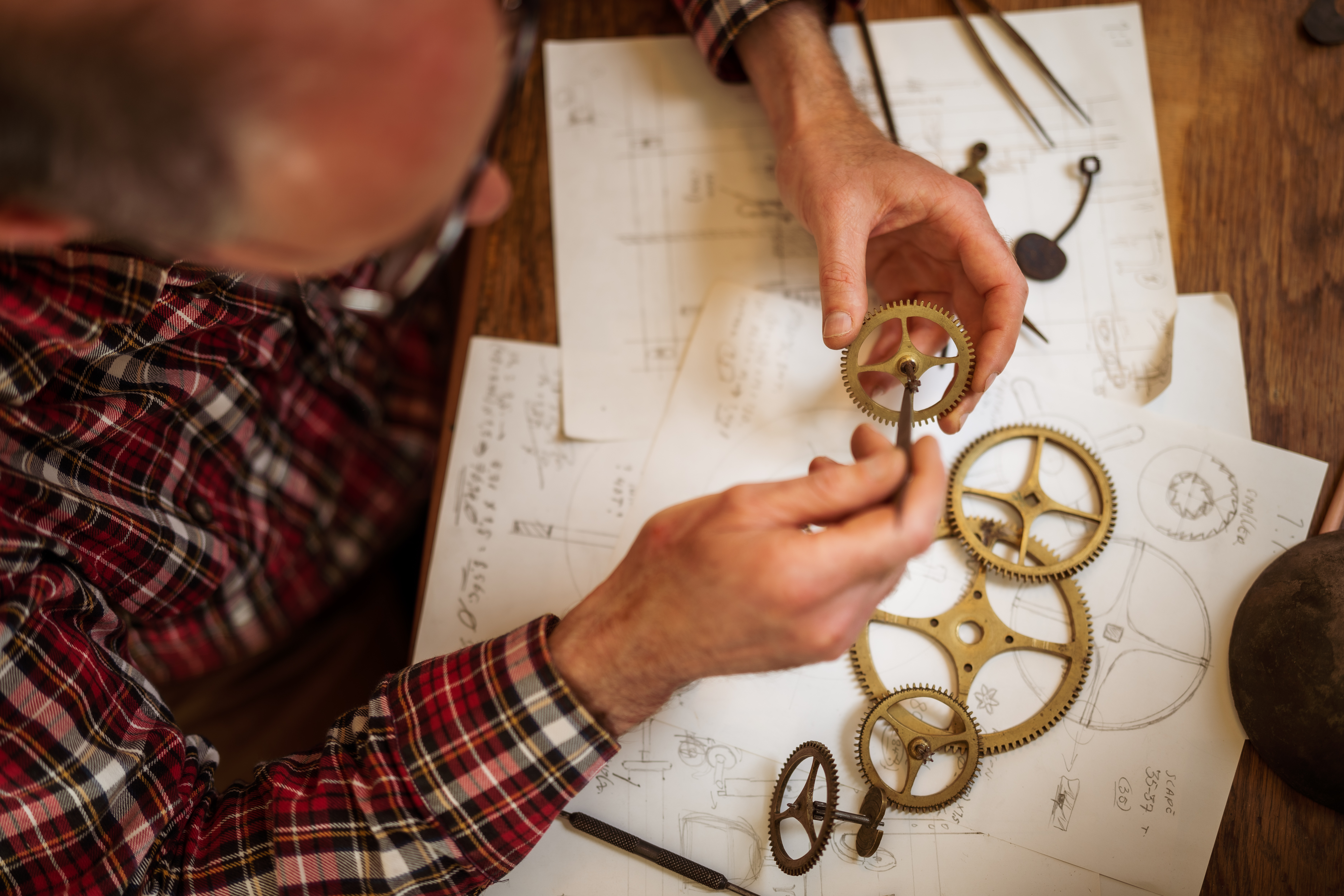 Uhrmacher im LWL-Freilichtmuseum Hagen