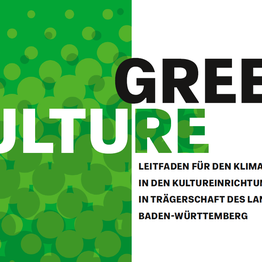 Weißes und grünes Cover eines Buches auf dem Green Culture steht.